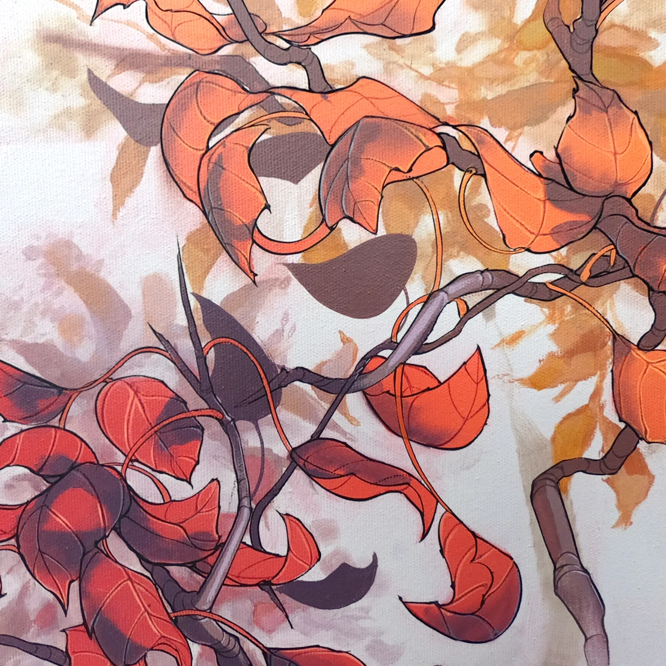 Birch #3 — original acrylic painting by Marcus Hill